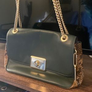 Coach Purse - Dark Green